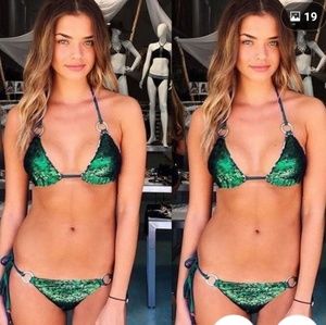 Wish Swim Sexy Sequin Blue Bikini Poshmark